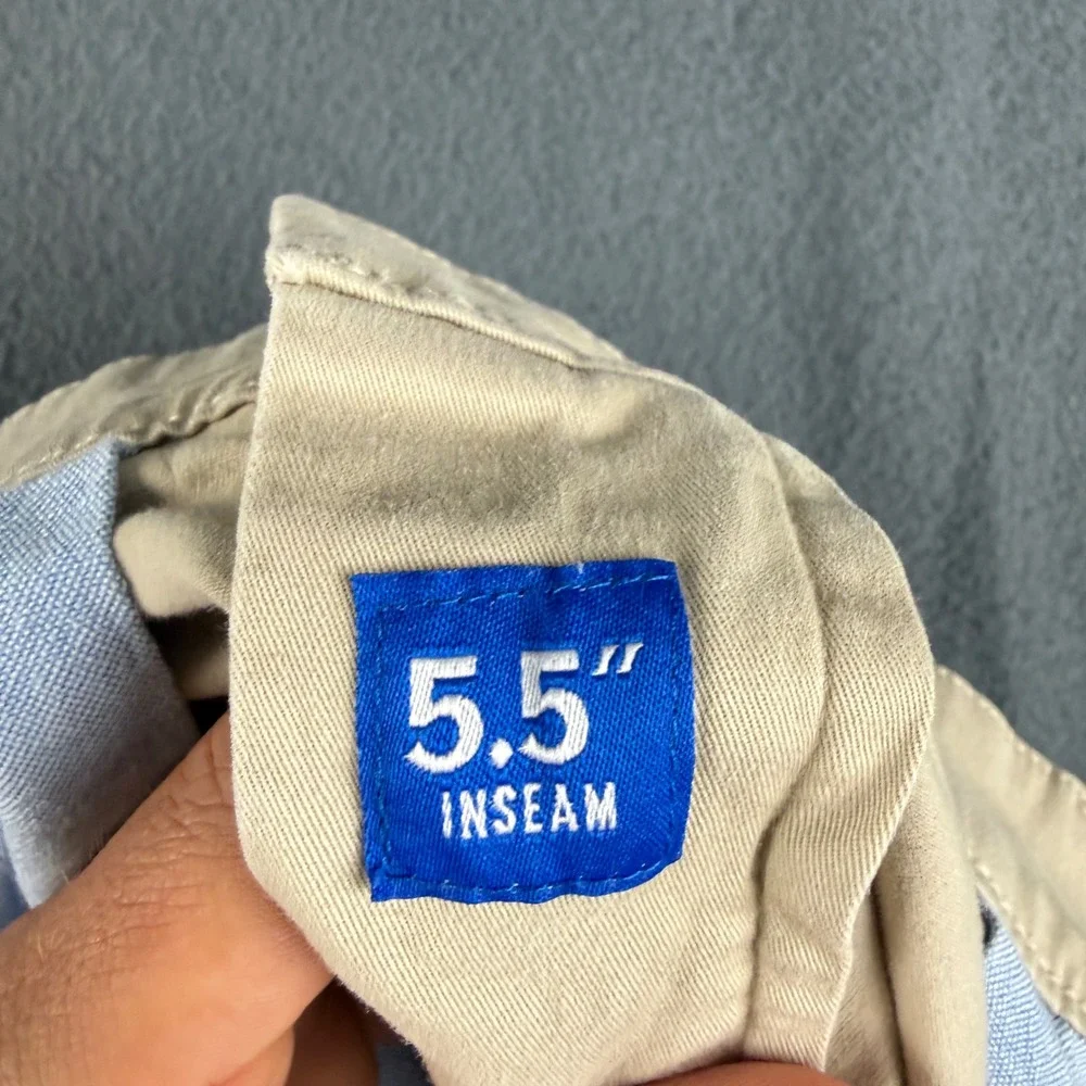 Chubbies Shorts Men's 32 Beige Chino Casual Everyday Summer Khaki 5.5